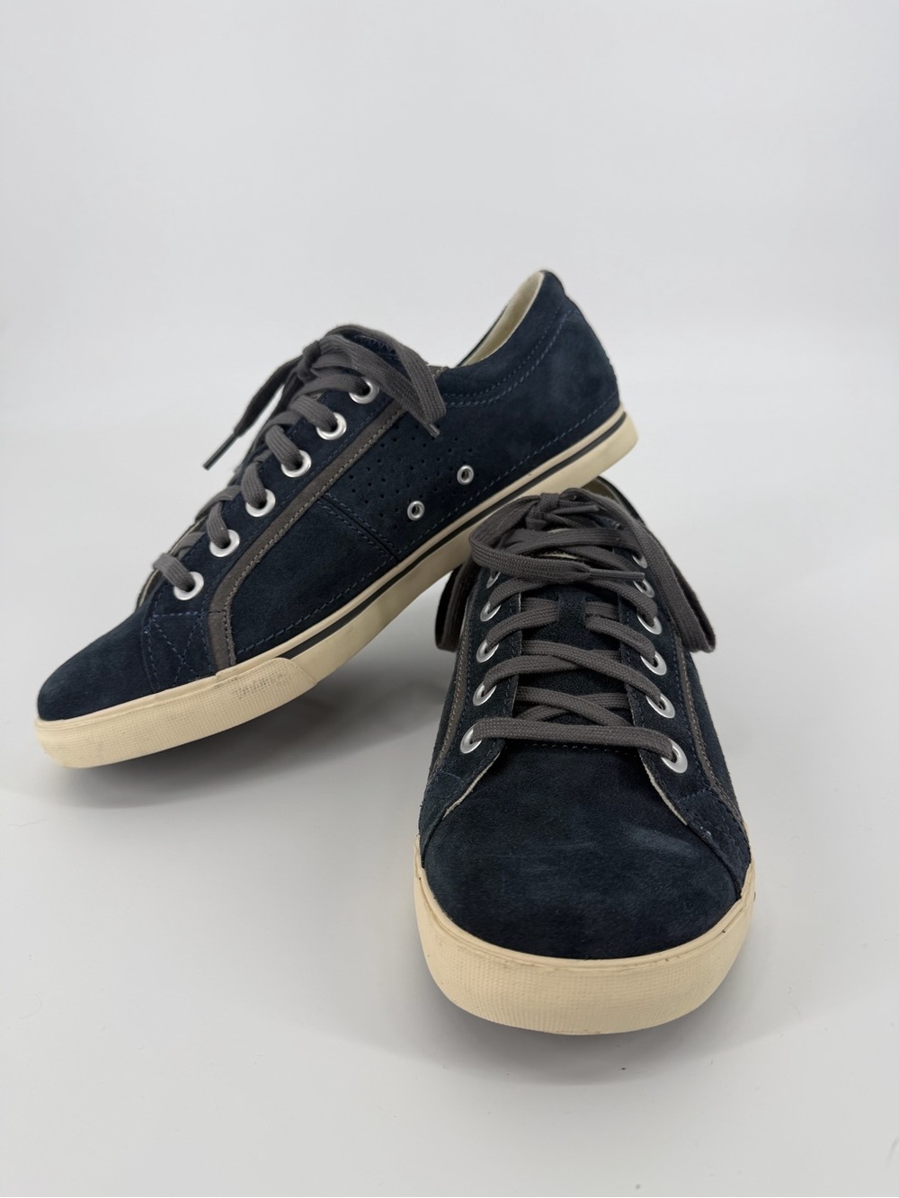 KEEN Eldon Harvest Leather Navy Suede Sneakers Men’s Size 10 New
